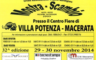 32^ Mostra scambio d'Epoca Villa Potenza - Macerata